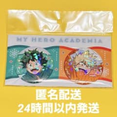 僕のヒーローアカデミア ホログラム缶バッジセット 雪遊び 緑谷出久 爆