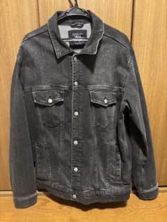 ZARA デニムジャケット ブラック ウォッシュ加工のサムネイル