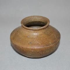 宋～金代 『褐釉 壺形水盂（鉄釉水盂）』 文房古玩 古陶磁 民窯 水滴