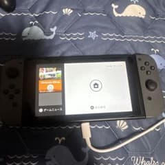 Nintendo Switch 本体 グレー内蔵されてるカセット付きのサムネイル