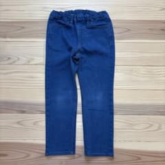 無印良品 デニムロングパンツ 110cm ウエストゴムのサムネイル