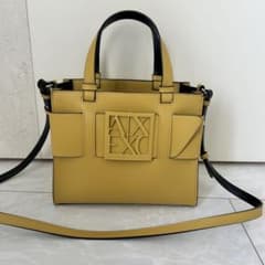 A|X Armani Exchange 2way バッグ イエロー - メルカリ