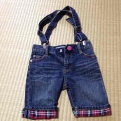 サスペ付 デニム 短パン95のサムネイル