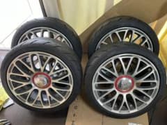 アバルト500 １７インチESSEESSEキットホイール シバタイヤ付き アバルト500 17インチESSEESSEキットホイール シバタイヤ付き - メルカリ