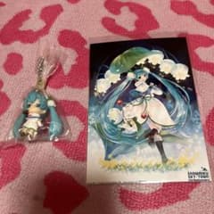 Snow Miku Sky Town 5주년 미니 피규어키링 덤 첨부
