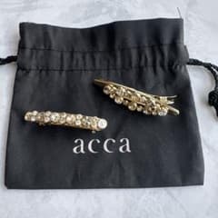 acca ベリーバレッタ ミニ クリップ ホワイト系 セット - メルカリ