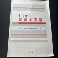 しっかり初級中国語 白水社 学習参考書 CD付き - メルカリ