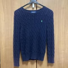 POLO RALPH LAUREN ケーブルニット ネイビーのサムネイル