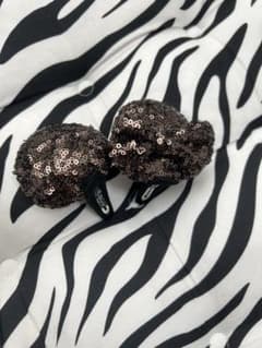 Disney Sequin Hair Clip Brown