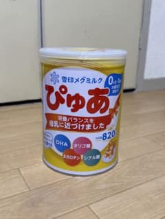 未開封 ぴゅあ 粉ミルク 820g 1缶 - メルカリ