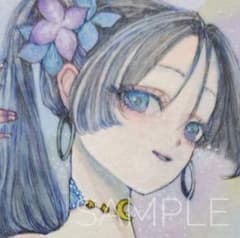幸*田様 手描きイラスト アナログ オリジナル 織姫 - メルカリ
