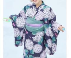 セパレート浴衣 帯2本セット 子供服 女の子　150のサムネイル