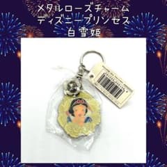 Disney 백설 공주 메탈 로즈 매력 열쇠 고리 디즈니 프린세스