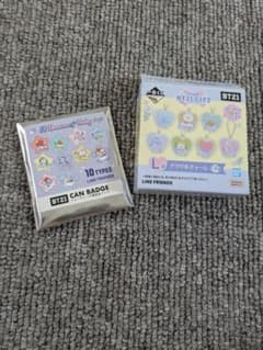 BT21 캔 배지 CHIMMY와 TATA 매력