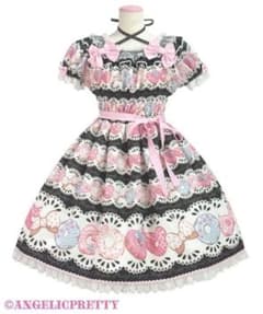 Angelic Pretty 夢見るFancyドーナツ柄ワンピース - メルカリ