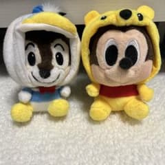 미키 칩과 데일 인형 2 점 세트