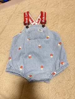 Little Weekend ベビー　ポップコーン　ロンパース 70-80cm - 5