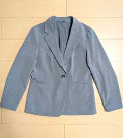 GU テーラードジャケット グレー Lサイズ 値下げ有◎のサムネイル