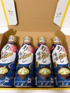 だし香るとろける味噌PREMIUM  国産原料100％みそあごだし410g×4本のサムネイル
