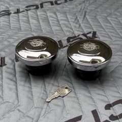 希少】ハーレー タンクキャップ 2個セット FLSTC | Mercari