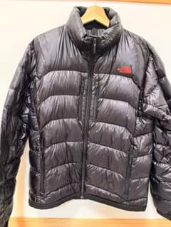 極美品】ノースフェイス アストロライトジャケット 黒 赤ロゴ Mサイズ 