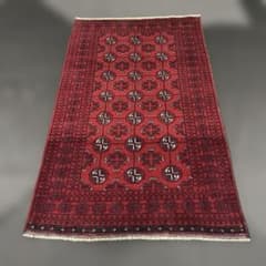 143x89cmトライバルラグ手織り絨毯ヴィンテージ ラグ