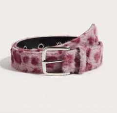 leopard fur belt y2k opium archive - メルカリ