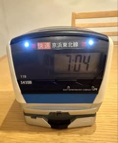 JR東日本 テツオトバンククロック 貯金箱 京浜東北線 JR東日本 テツオトバンククロック 貯金箱 京浜東北線 - メルカリ