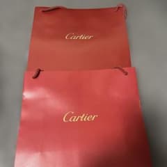Cartier 紙袋 赤 - メルカリ