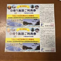 藤田観光 株主優待 日帰り施設ご利用券 2枚 - メルカリ