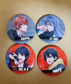 ヒプノシスマイク 缶バッジ 4種セット まとめ売り - メルカリ