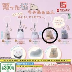 怒った猫ちゃあぁぁん ふわふわめじるしアクセサリー クッションをふみふみする猫のサムネイル