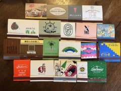 レトロマッチ箱　ブックマッチ　カフェ/ゲームセンター/レストラン/カラオケのサムネイル