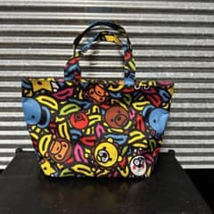 BAPE KIDS ベイプキッズ 大人気！総柄トートバッグのサムネイル