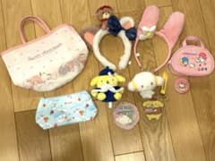 サンリオ まとめ売り 10点セット USJ限定キティ カチューシャ 未使用ポーチのサムネイル