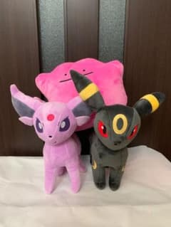ポケモンセンター　ぬいぐるみ　エーフィ　ブラッキー　メタモンのサムネイル