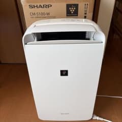 SHARP 冷風・衣類乾燥除湿機 CM-S100-W 本体 未使用品 - メルカリ