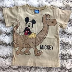 Disney 미키 마우스 공룡 T 셔츠 베이지 110cm