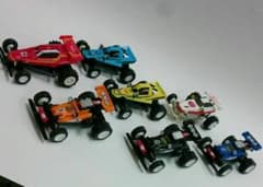 田宮ラジコンバギープルバックカー 7台セットのサムネイル