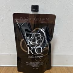 KURO Cream Shampoo ダークブラウン 400gのサムネイル