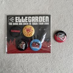 ELLEGARDEN ツアー缶バッジセット 2018のサムネイル