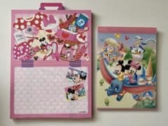 【2割使用】レア品 東京ディズニーリゾート メモ帳 2点セットのサムネイル