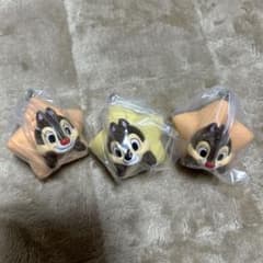 디즈니 칩과 데일 스타 마스코트 매력 3 개 세트