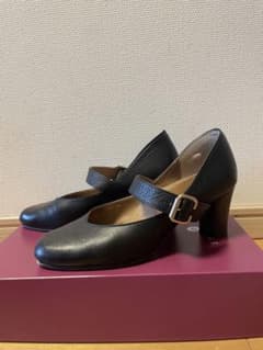 ストラップ付きパンプス　黒　24.5㎝のサムネイル
