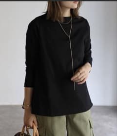 bonjoursagan黒トップス　ロンTのサムネイル