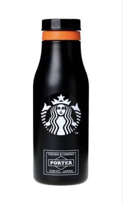 【未使用品】Starbucks PORTER ステンレスボトル ブラックのサムネイル