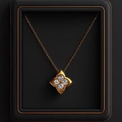 【GRA保証カード付】モアサナイト 四つ葉 ネックレス K18コート S925 GRA保証付】モアサナイト 四つ葉 ネックレス K18コート S925 4F - メルカリ