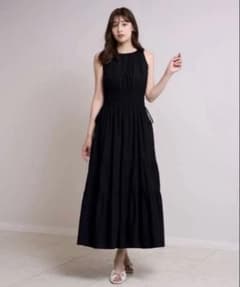 Her lip to Riviera Bow Tiered Long Dressのサムネイル