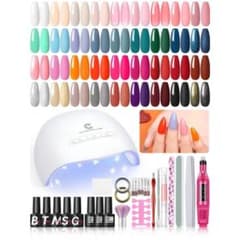 ジェルネイルキット UV LEDライト ネイルツールセット　35色のサムネイル