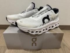 On Cloudmonster running shoes, size 26cm, with original box.